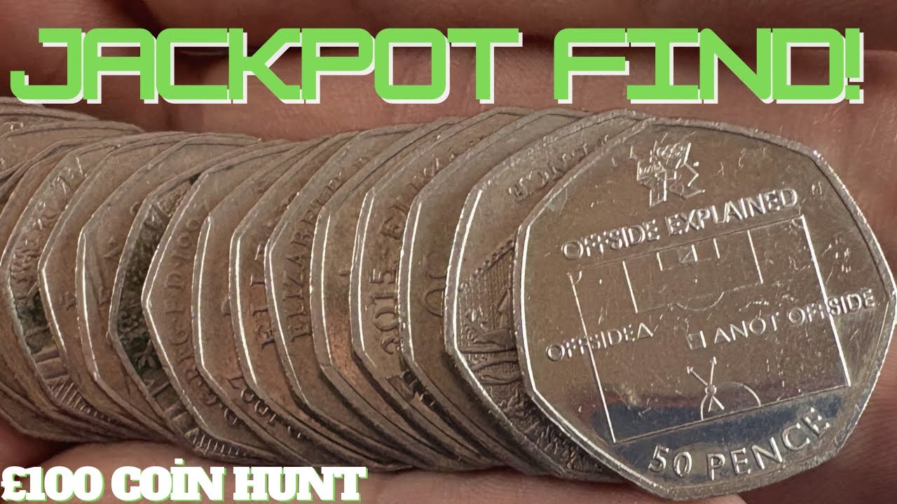 £100 Coin Hunt: Discovering the Rarest Olympic 50p Coin!