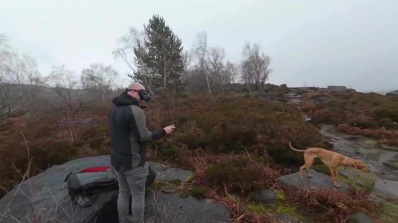 Dji Avata 2 FPV motion controller crash Wharncliffe crags