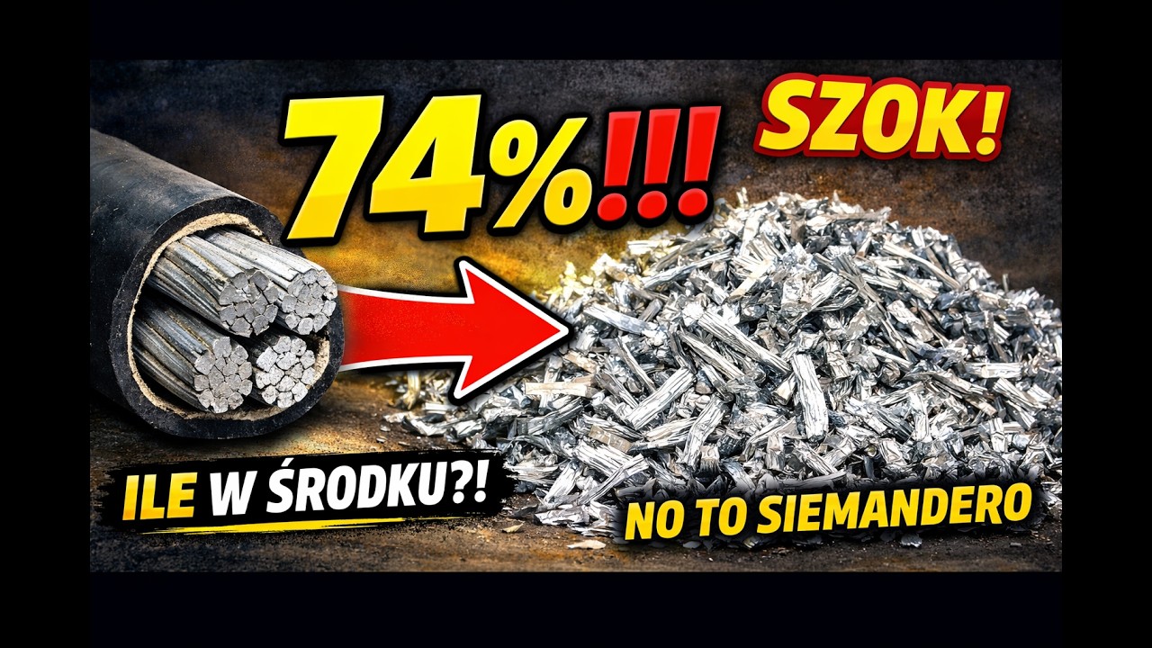 &bdquo;Czy warto kupować stare kable? Sprawdzam odzysk aluminium!&rdquo;