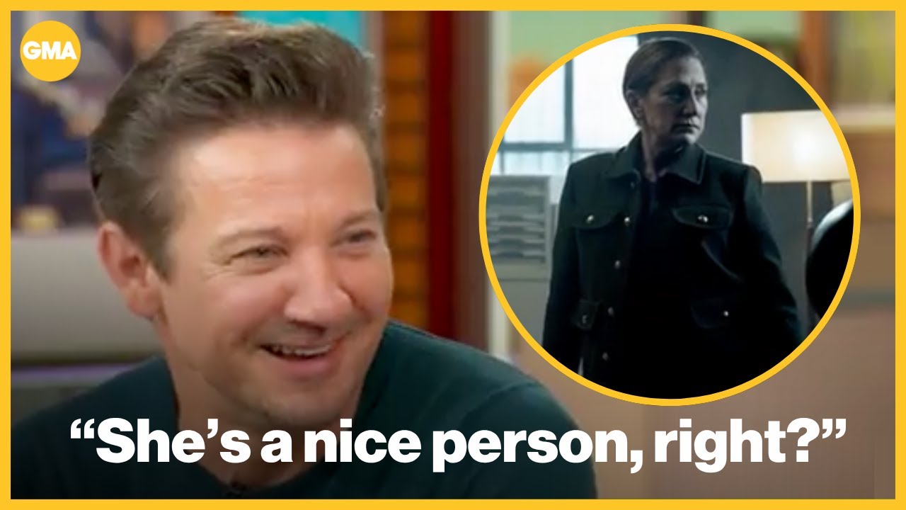Jeremy Renner met Edie Falco while playing enemies on 'Mayor of Kingstown'