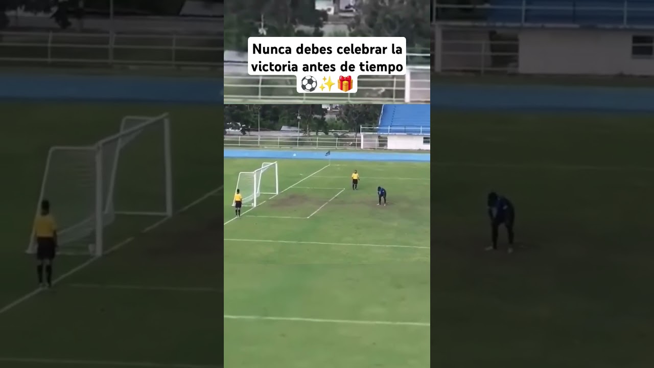 Nunca celebres la victoria antes de tiempo