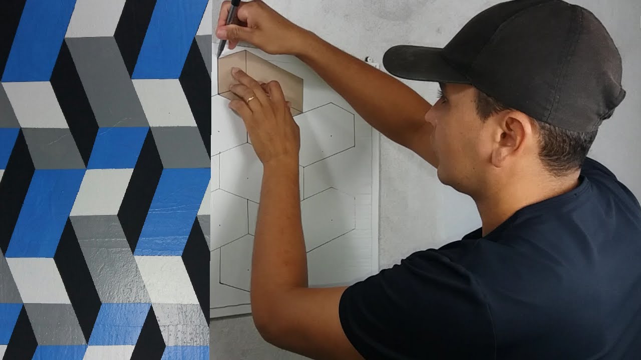 Pintura Efeito 3D, Passo a Passo