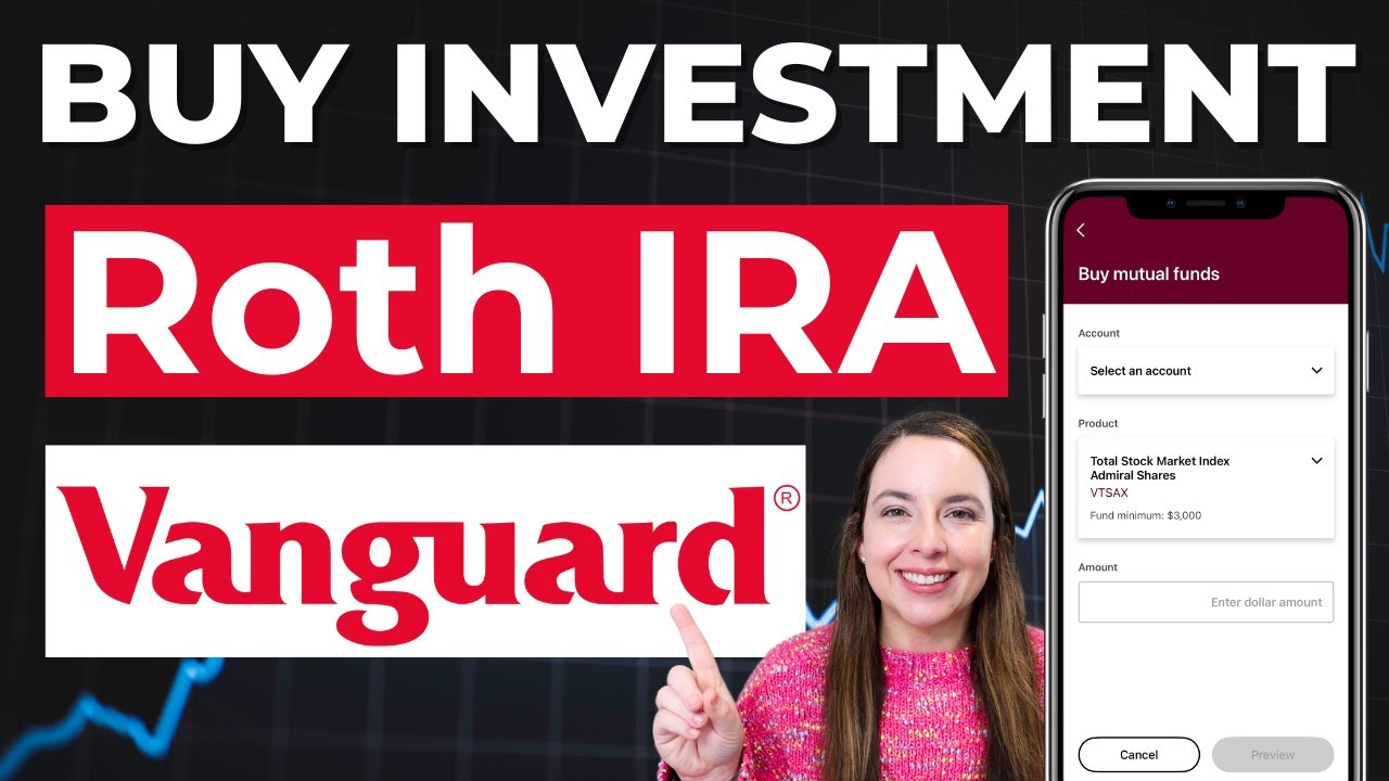 How To Buy an Index Fund In A Vanguard Roth IRA  (Mobile App)