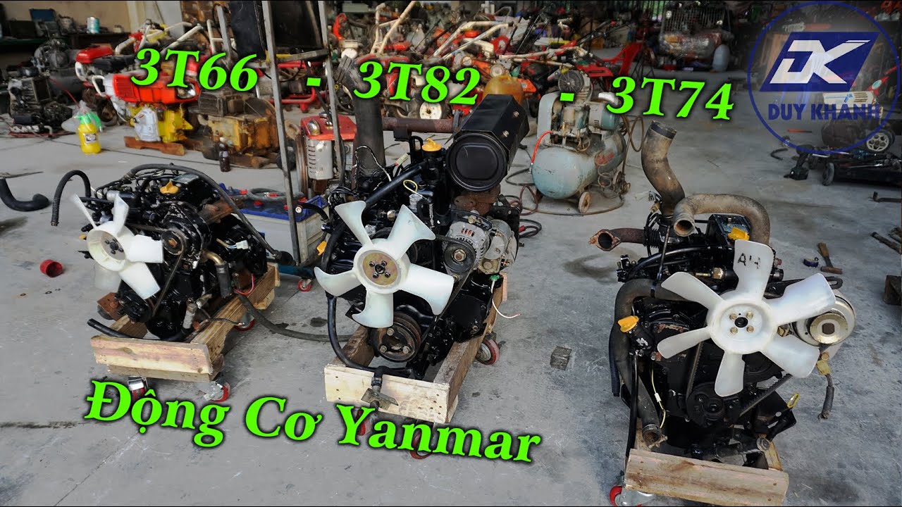 Động Cơ Yanmar 3T82  -  Yanmar 3T74 - Yanmar 3T66 - LH 0908875468