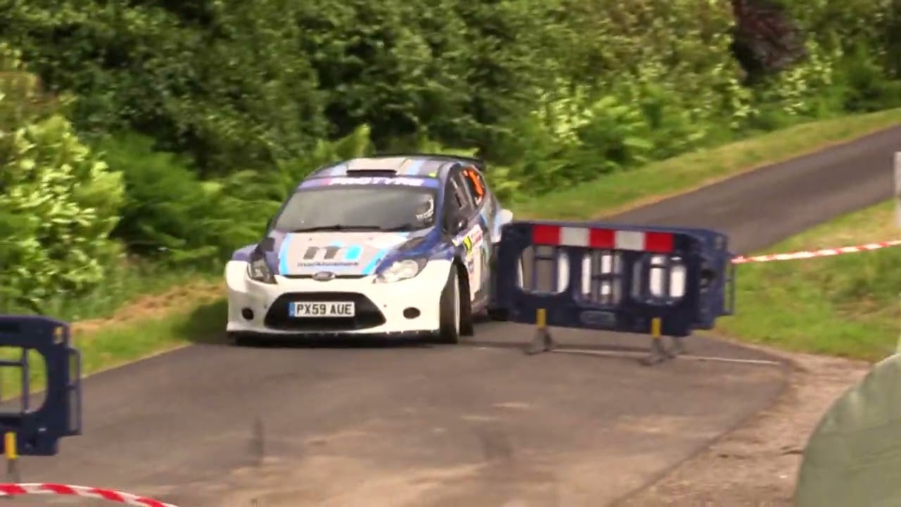 Mark Holmes Mark Perryman Fiesta S2000 Argyll Rally 2022 in car