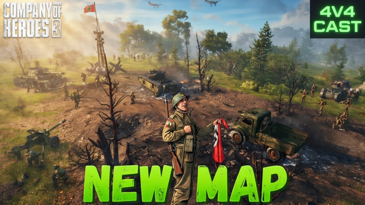 Новая карта для режима 4 на 4 &mdash; завалена превосходящей по силе командой союзников | Company of He...