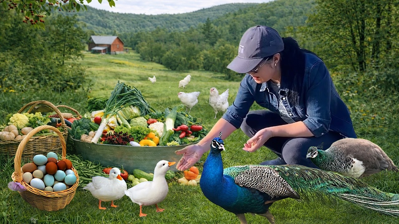 The Art of Self-Sufficient Organic Living 🌸 Spring Routines with Gardens, Animals & Simple Life