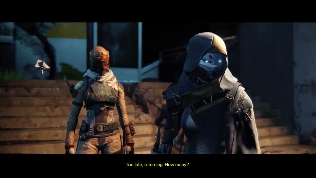 Destiny 1 Throwback: Meeting The Exo Stranger (Don't Have Time To Explain Cutscene | Female Hunter)