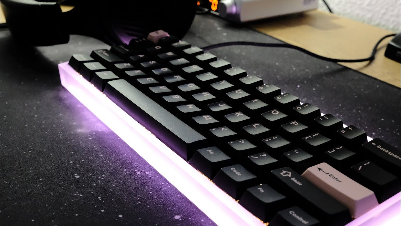 Durock Silent Linear 62g Dolphin | Acrylic Tofu + GMK Olivia ++