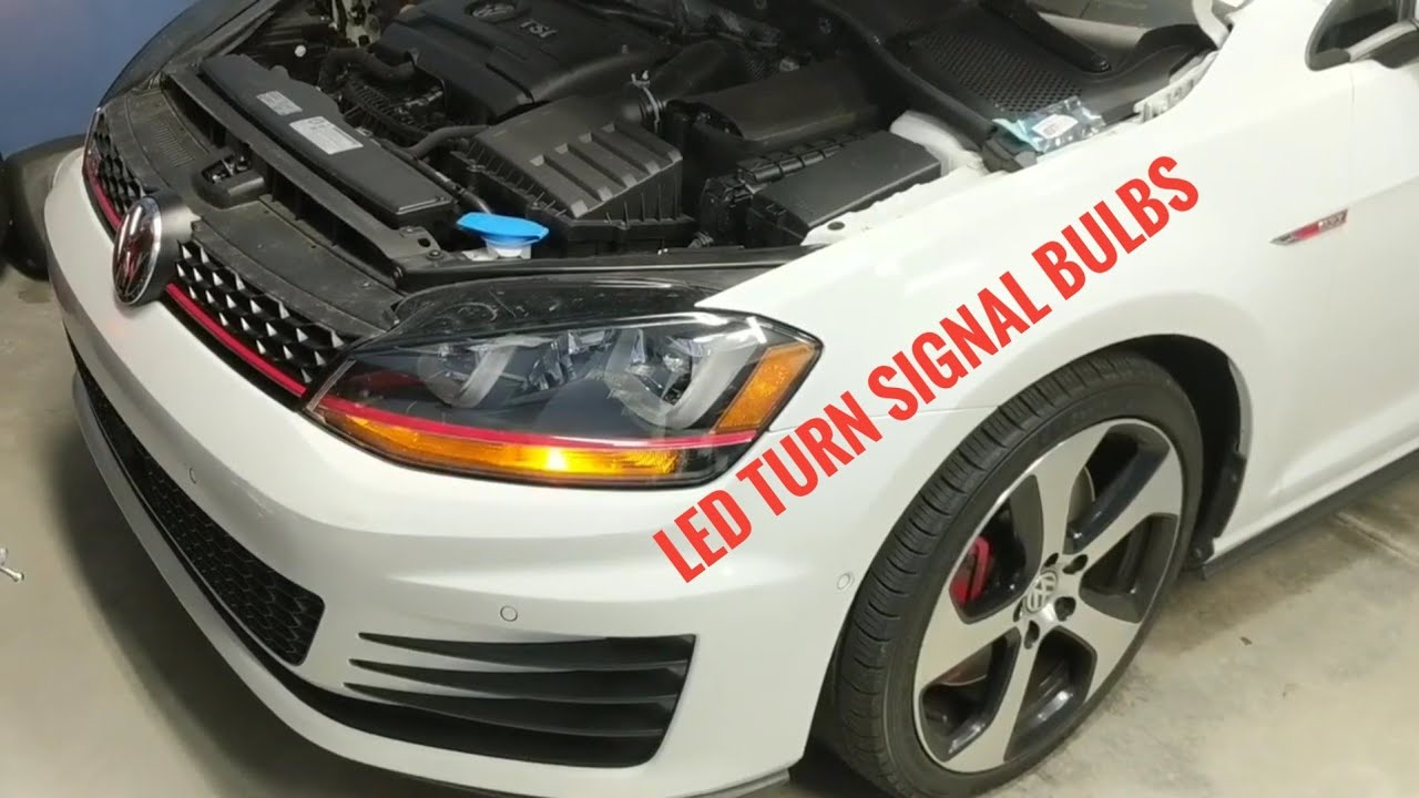 LED Front Turn Signal Install Volkswagen Golf GTI MK7 | How-To Tutorial