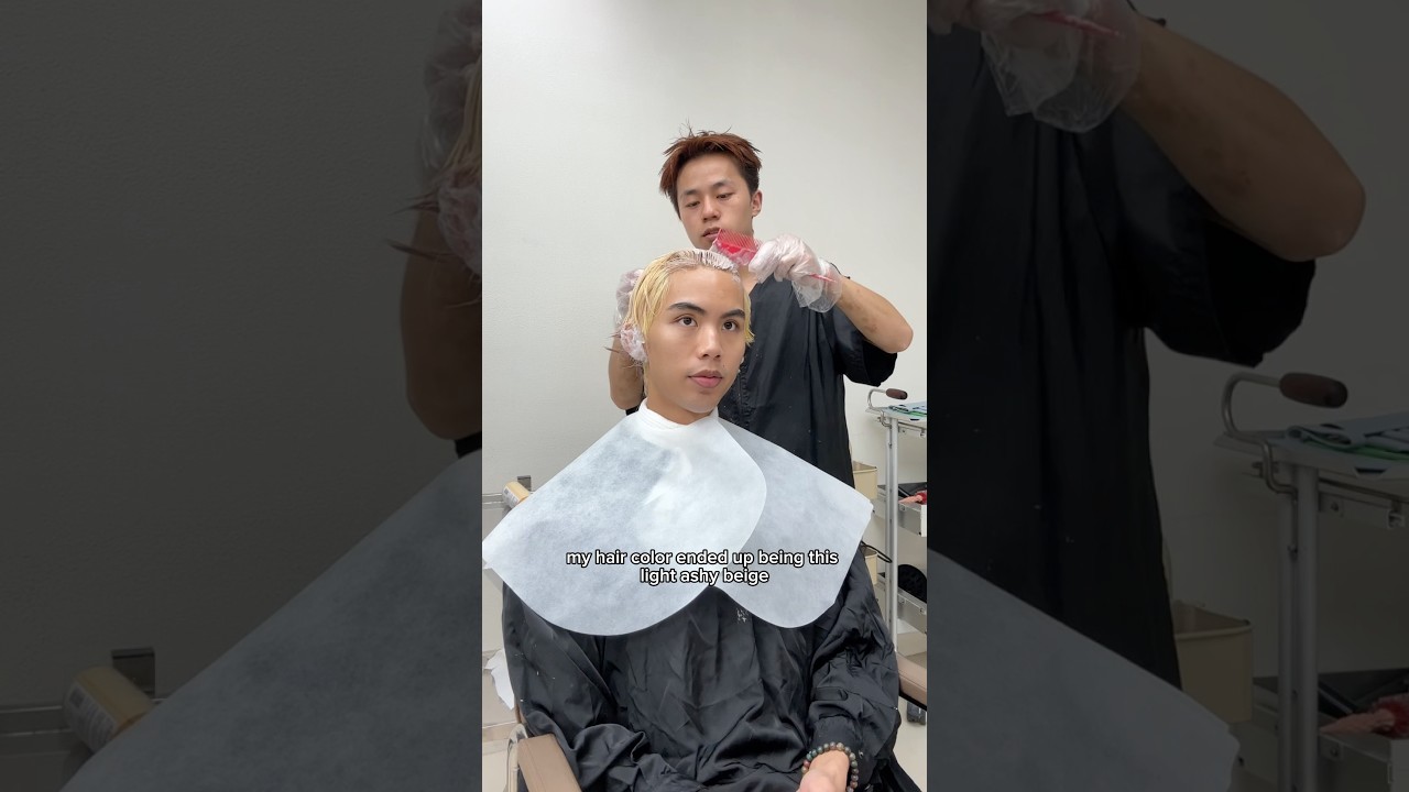 I got the most trending hair color in China 🇨🇳👀