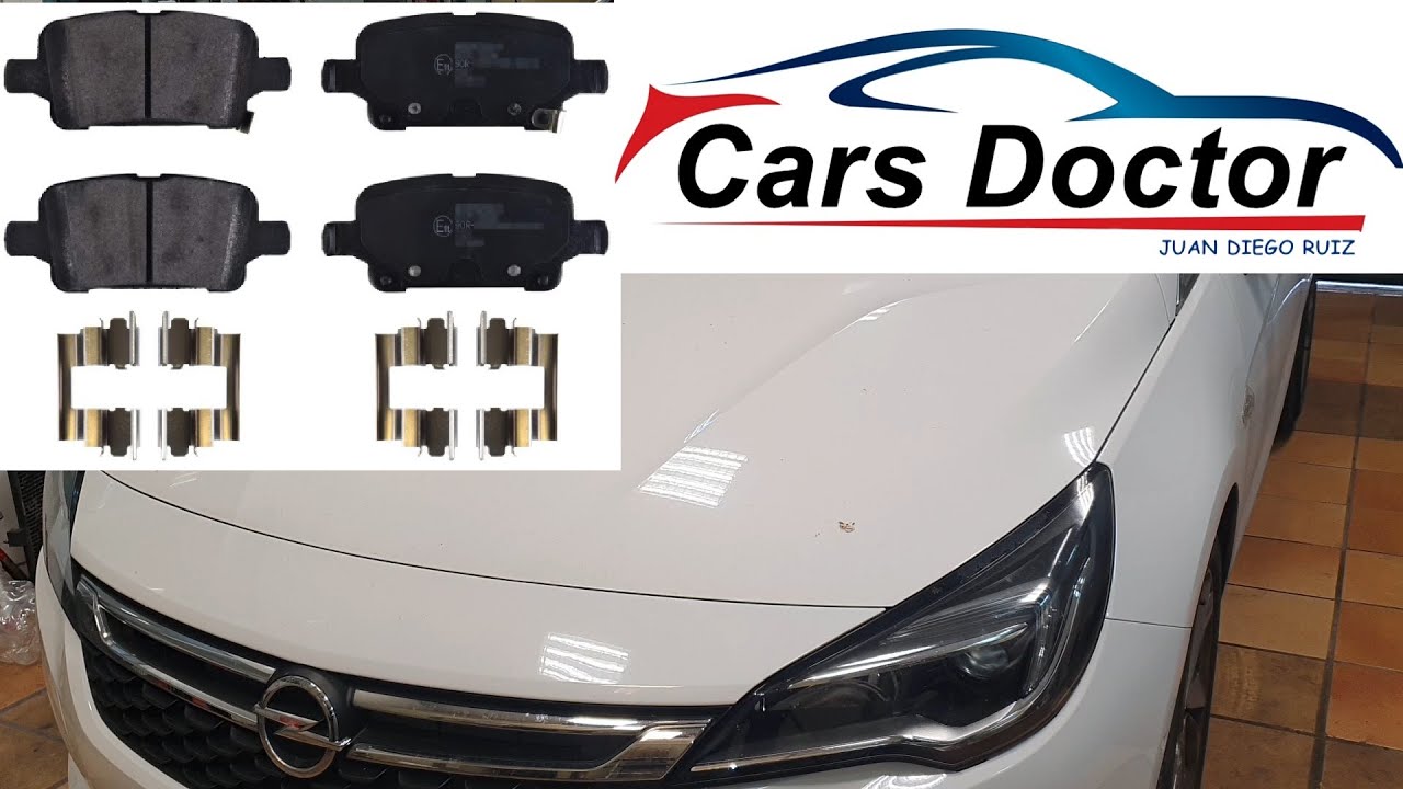 Pastillas de frenos traseras opel astra K 2016