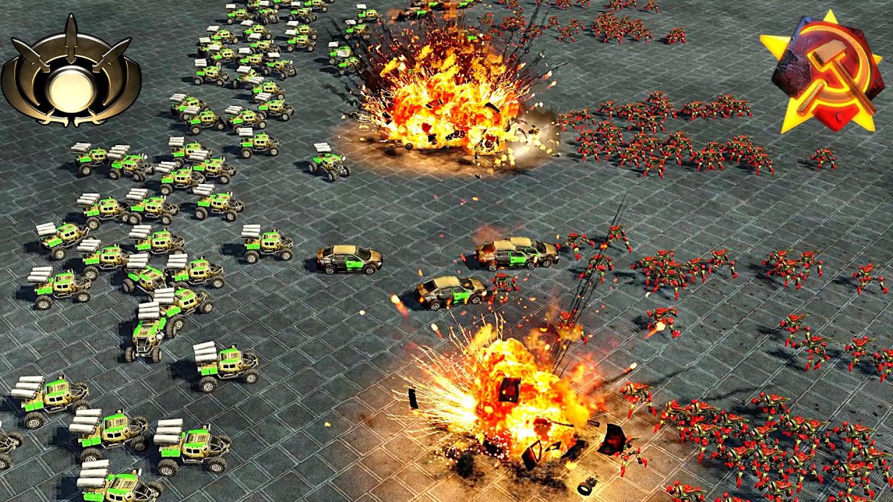GLA vs SOVIET pt 1 (Red alert 3 Mod: Generals Evolution)