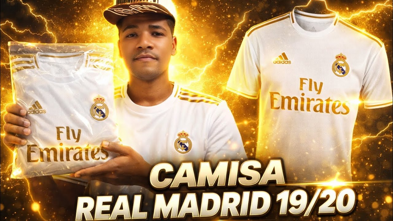 Camisa Real Madrid 19/20 Direto da HUBBUYCN. Que Camisa Linda