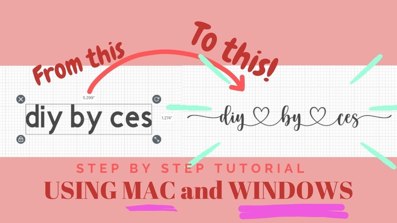 How To Add Tails To Font In Design Space Using Mac and Windows 2022 | FOR BEGINNERS