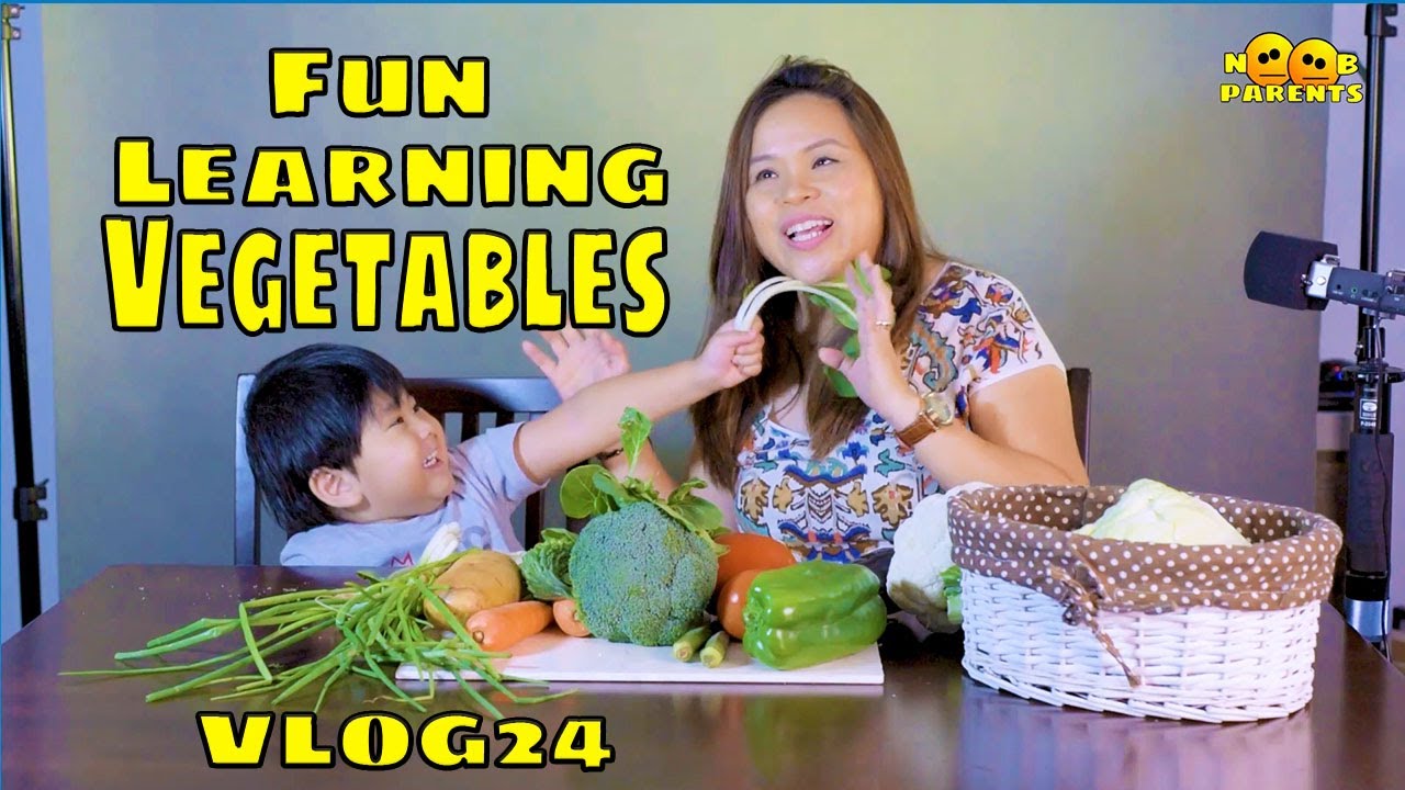 Fun Learning Vegetables - Vlog 24