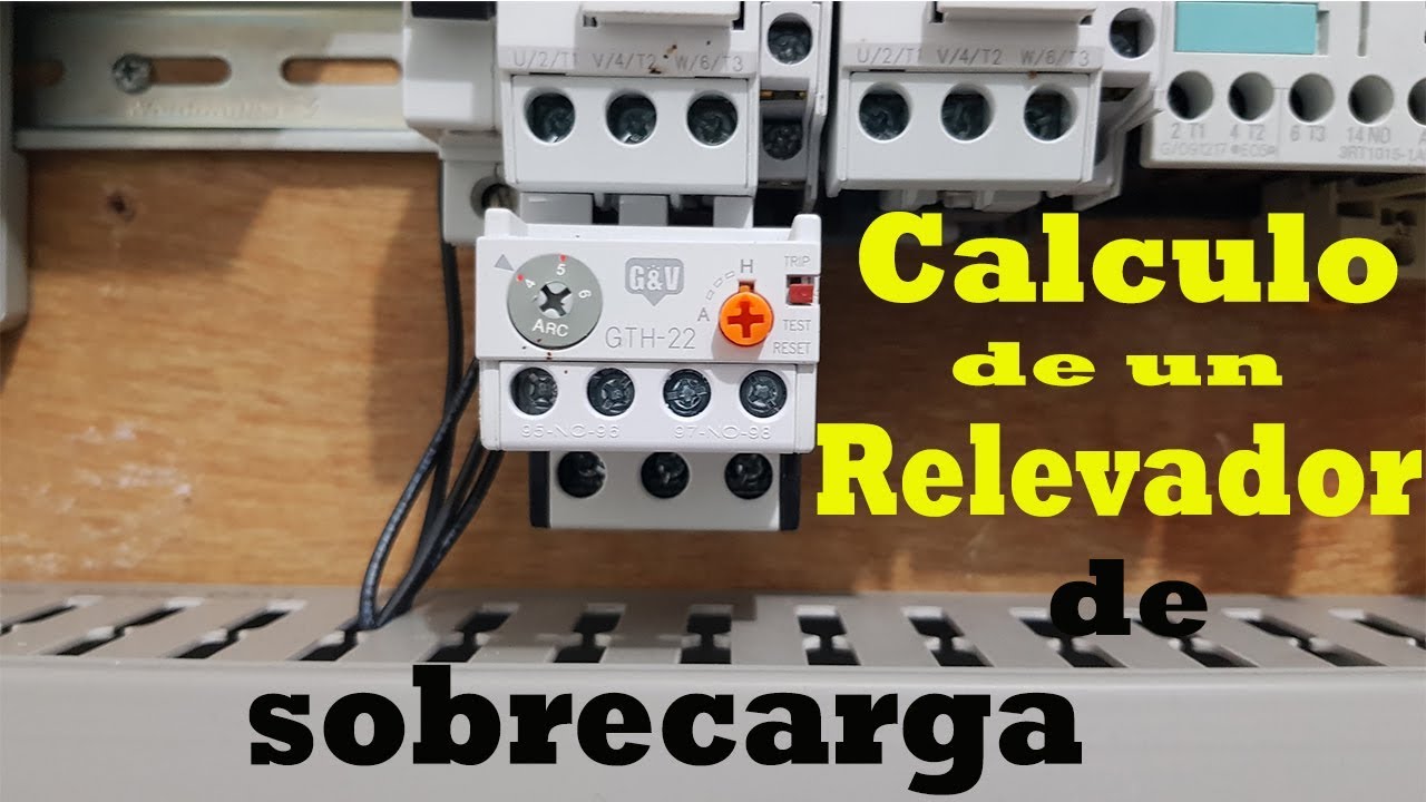 Calculo de un relevador de sobrecarga bimetalico