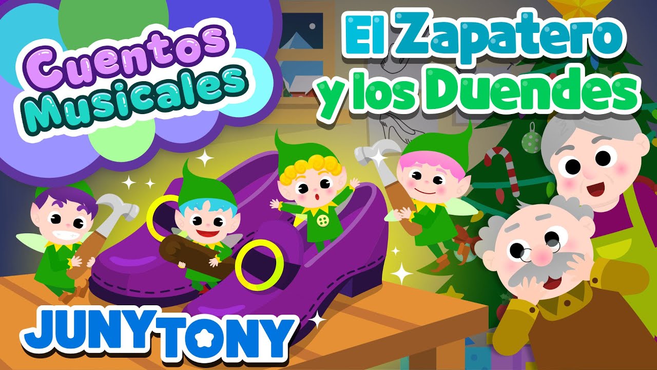 El Zapatero y los Duendes | Cuento de Navidad | Cuentos Musicales | JunyTony en español