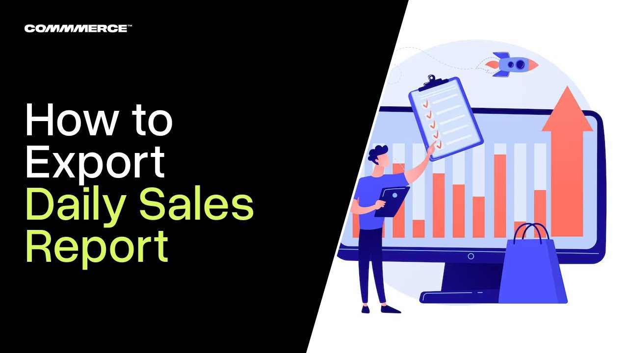 How to export daily sales report