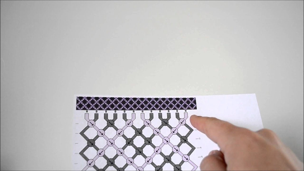 How to Read a Friendship Bracelet Pattern