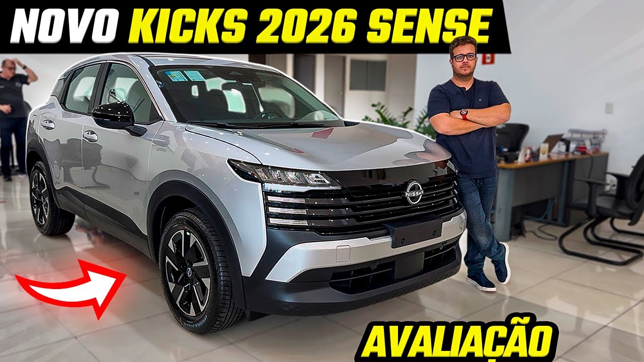 NOVO NISSAN KICKS 2026 SENSE - A VERS&Atilde;O DE ENTRADA DO NOVO KICKS 2026