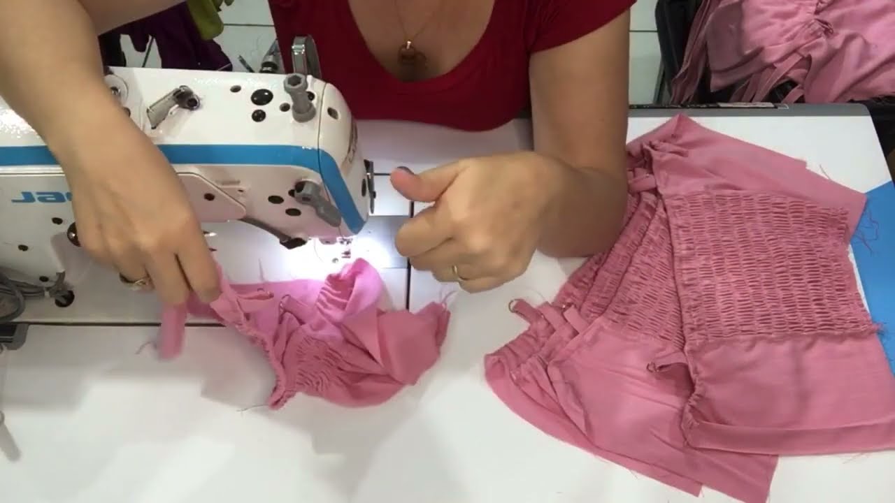 Como colocar lastex em tecidos como viscose e viscolinho,🪡👚#passoapasso #dicasdecostura