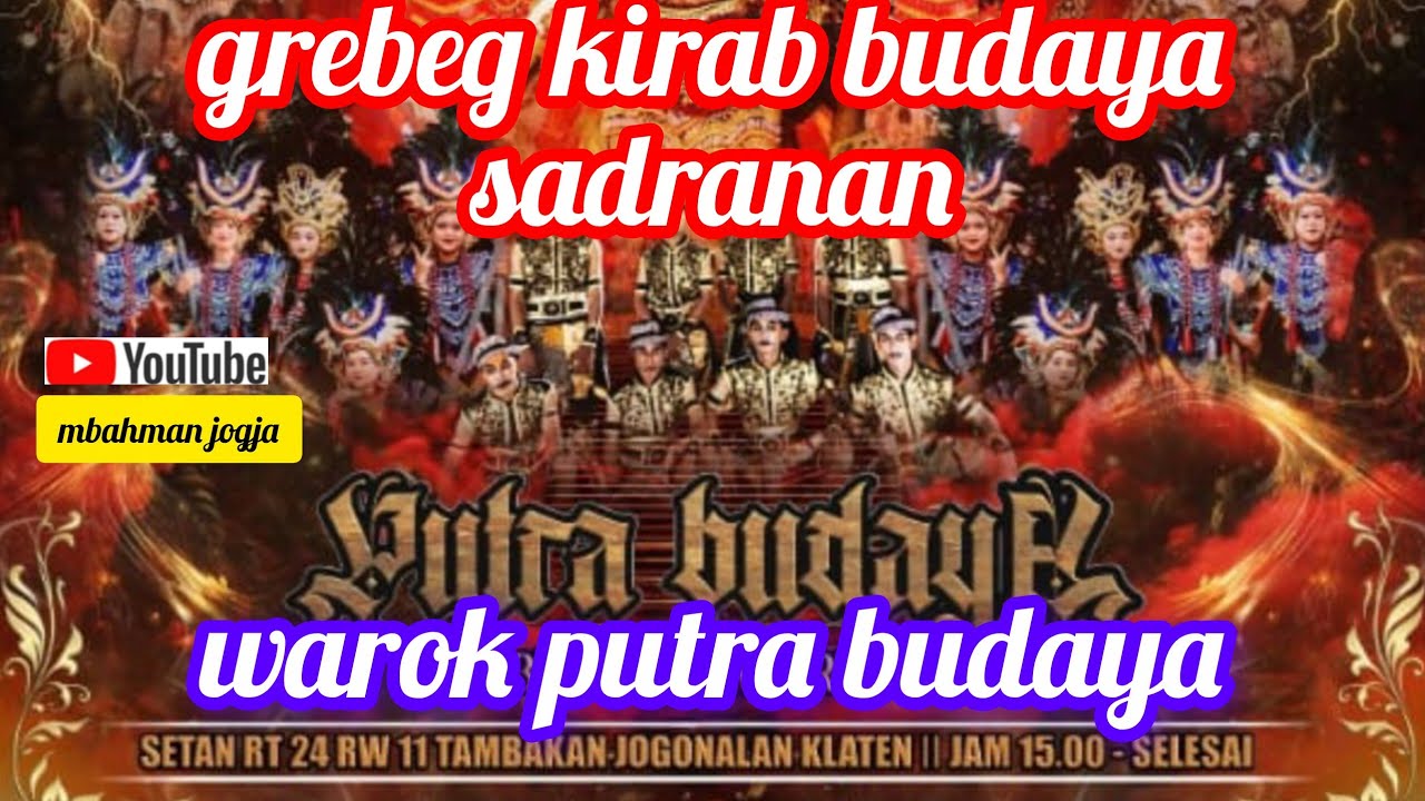 WAROK PUTRA BUDAYA 🛑 GREBEG KIRAB BUDAYA SADRANAN dusun SETAN TAMBAKAN JOGONALAN KLATEN #warok 