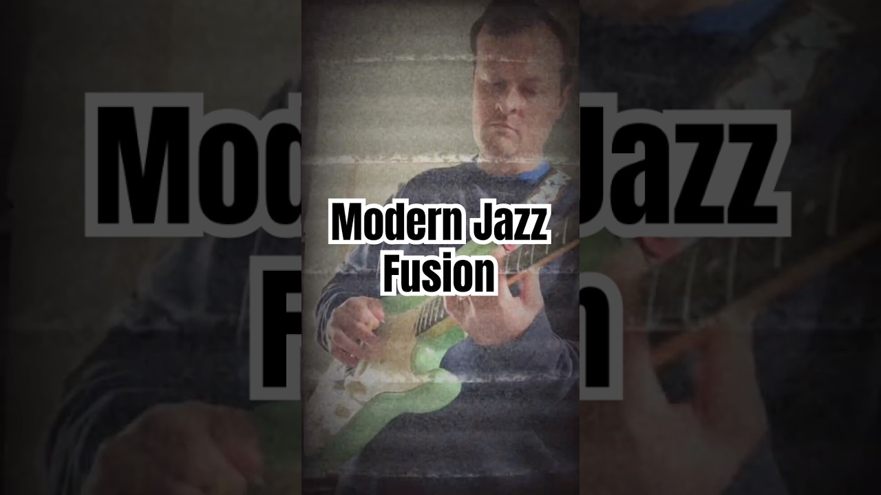Modern Jazz Fusion Guitar Backing Track in Bm shred!