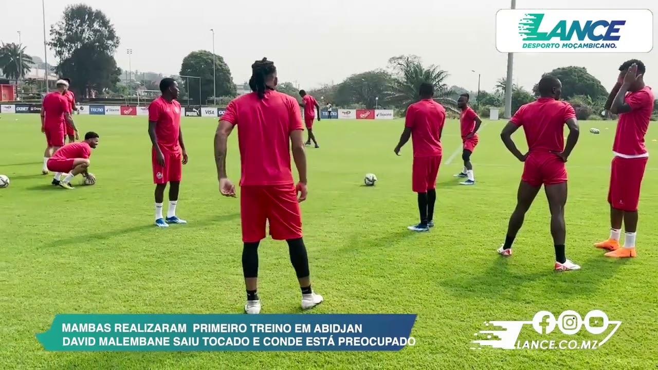 PRIMEIRO TREINO DOS MAMBAS EM ABIDJAN