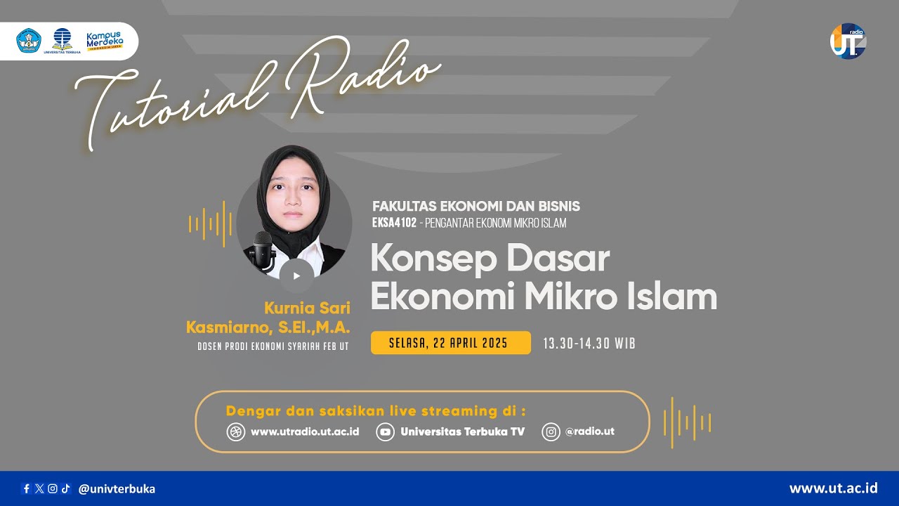 Konsep Dasar Ekonomi Mikro Islam~ EKSA4102 - Pengantar Ekonomi Mikro Islam