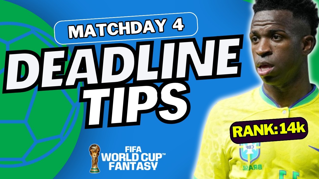 RANK 14K | FIFA WORLD CUP FANTASY MD4 (ROUND OF 32) MY FINAL TEAM