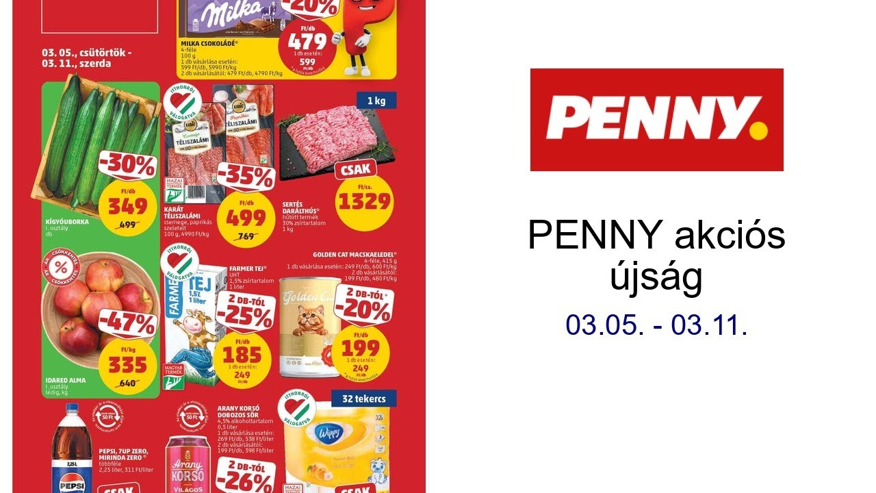 PENNY akciós újság 03.05. - 03.11.