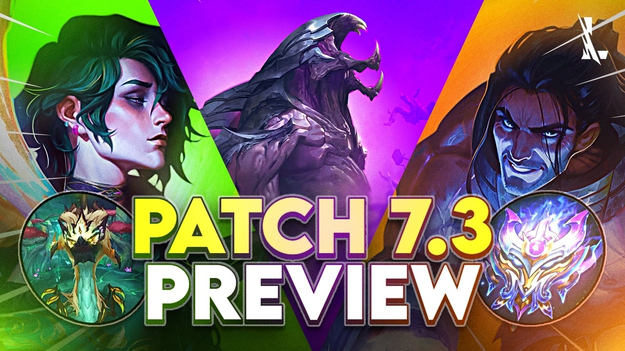 A ATUALIZA&Ccedil;&Atilde;O 7.3 VEM COM MUITAS MUDAN&Ccedil;AS! REACT PATCH PREVIEW - PARTE 1 | LoL Wild Rift