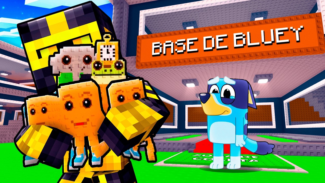 ROB&Eacute; TODOS LOS ITALIAN BRAINROT DE BLUEY EN MINECRAFT 😱