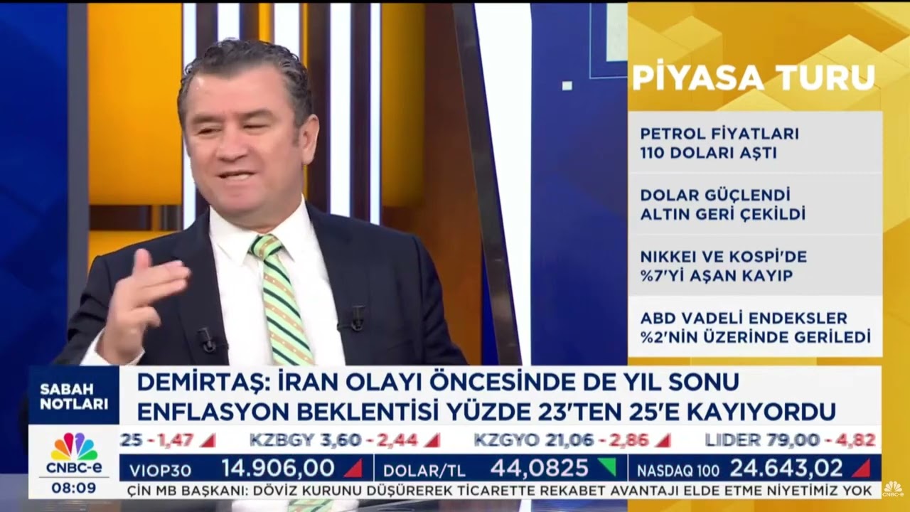 Cemal Demirtaş, petrol fiyatlarında yükselişin makro etkileri ne yönde olacak sorusunu yanıtladı.