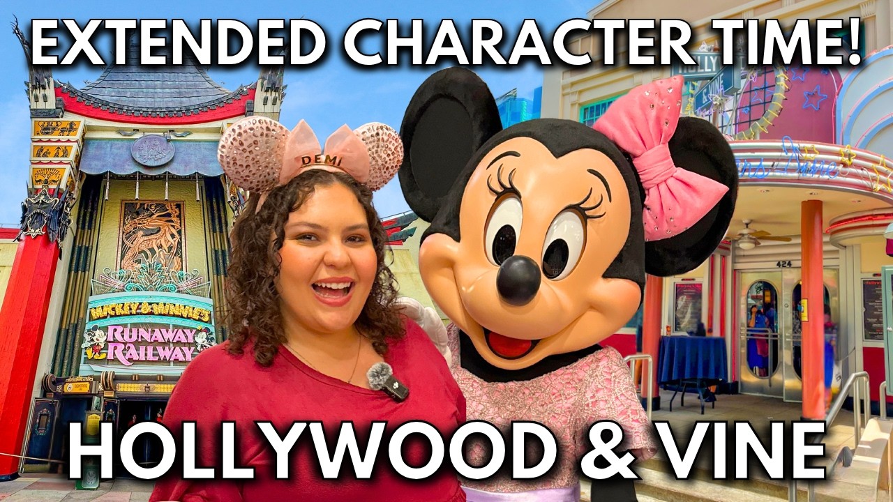 Disney's Hollywood and Vine (2025 Dinner Review): Get Extended Character Time!