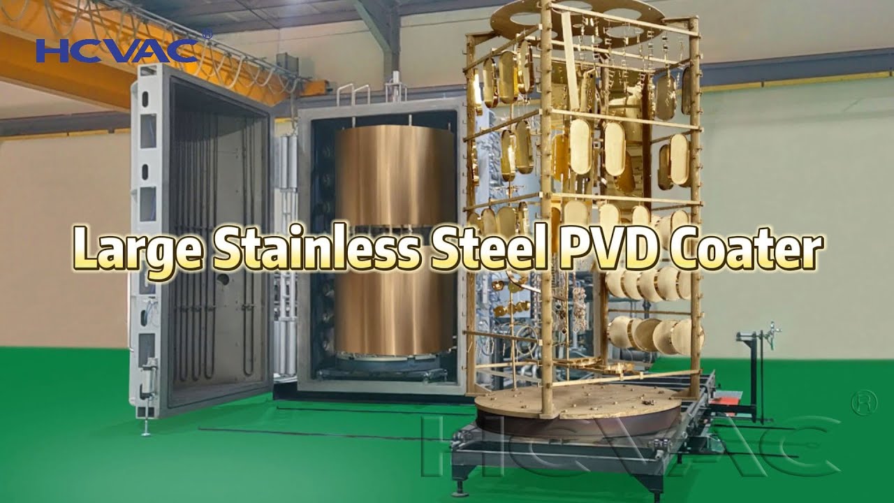 Stainless steel PVD coating for hardware, furniture, jewelry, watches, sanitary ware, tableware