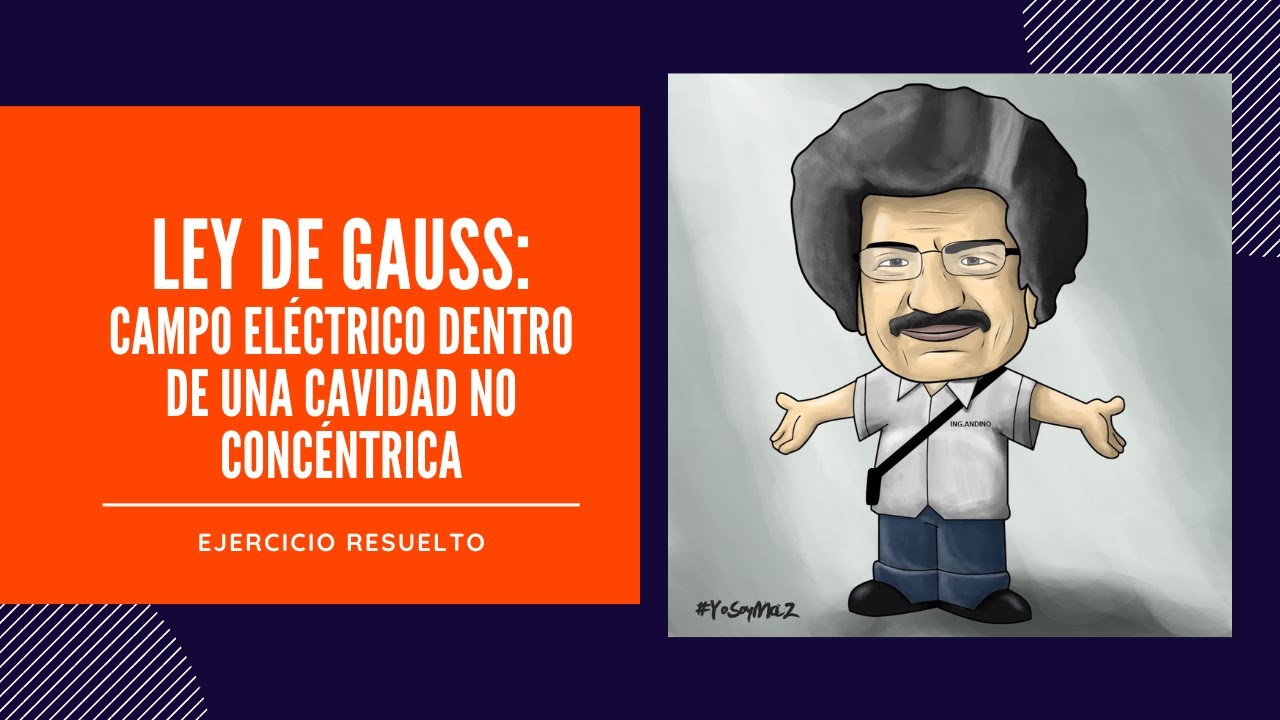 LEY DE GAUSS: CAVIDAD EN UNA ESFERA (GAUSS' LAW: CAVITY IN A SPHERE)