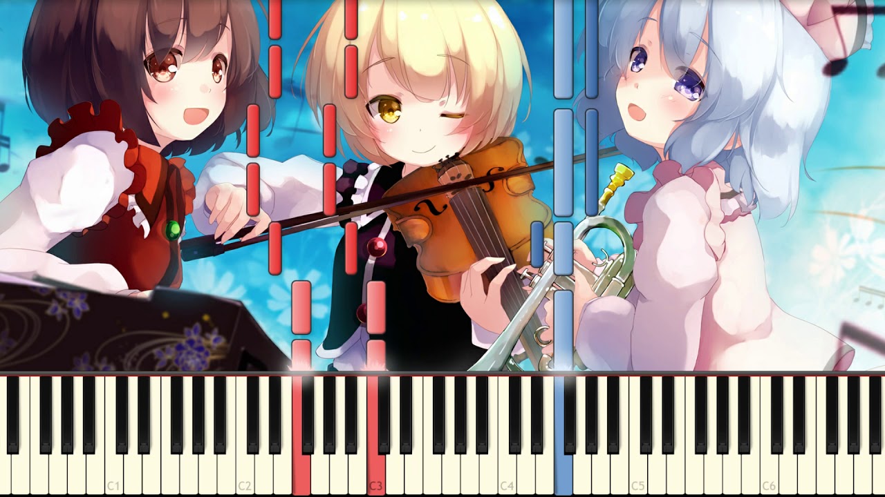 [Easy Piano] PCB Stage 4 Boss | Ghostly Band ~ Phantom Ensemble