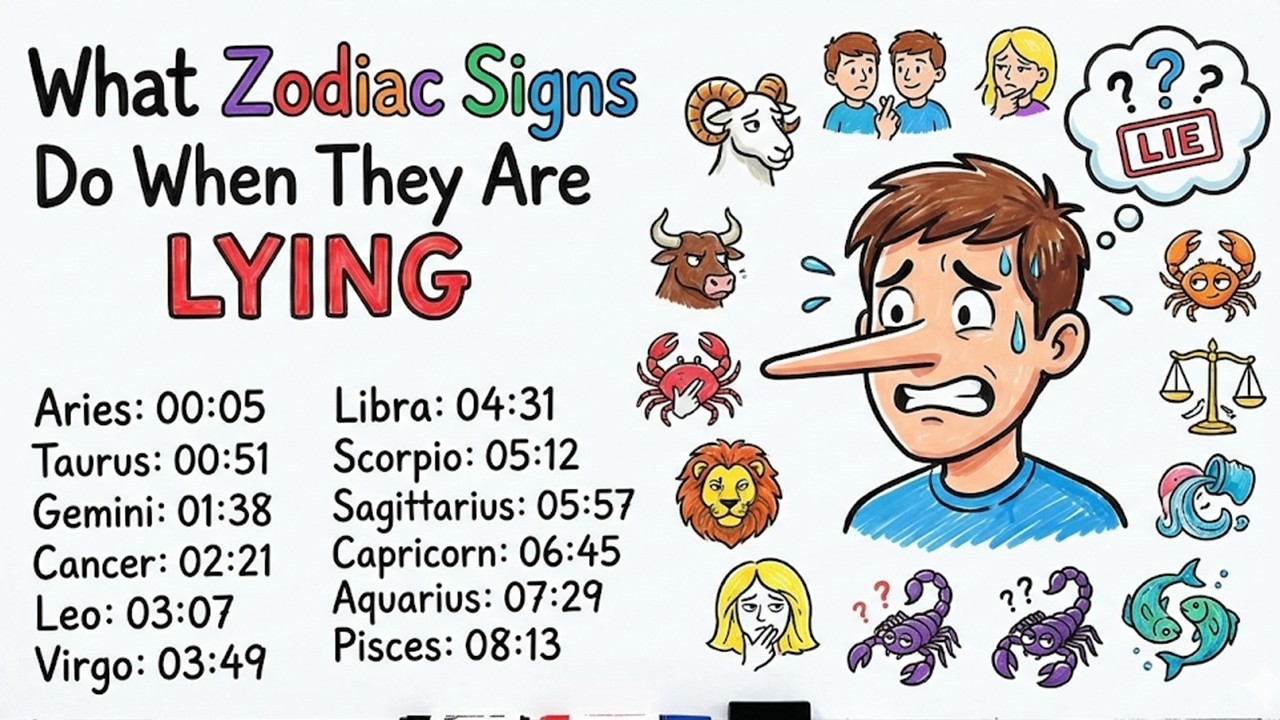 What Zodiac Signs Do When They Are Lying