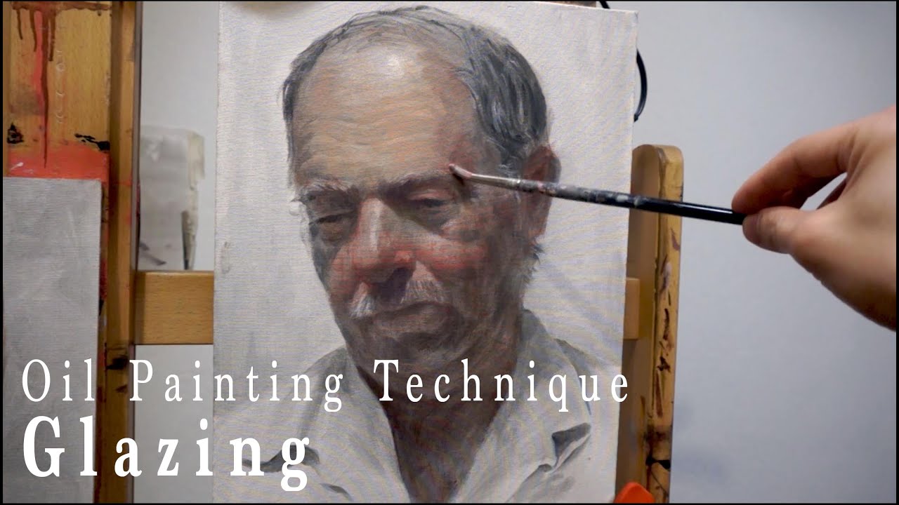 유화 기법 소개, '글레이징' Oil painting technique, Glazing.
