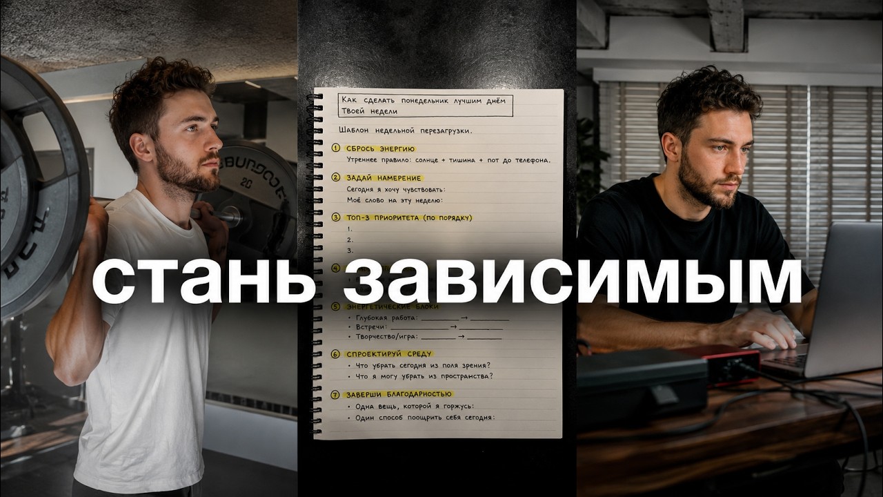 Как Приучить МОЗГ делать Сложное и Изменить Свою Жизнь (простая и рабочая система)