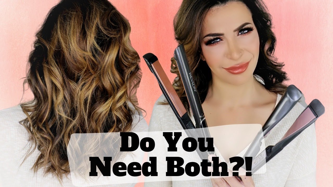 2 In 1 Hair Curler Straightener Vs Flat Iron | Does it Actually Curl BETTER?