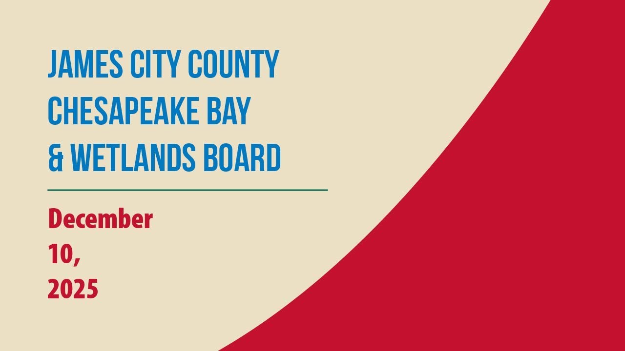Chesapeake Bay & Wetlands Board Meetings – December 10, 2025