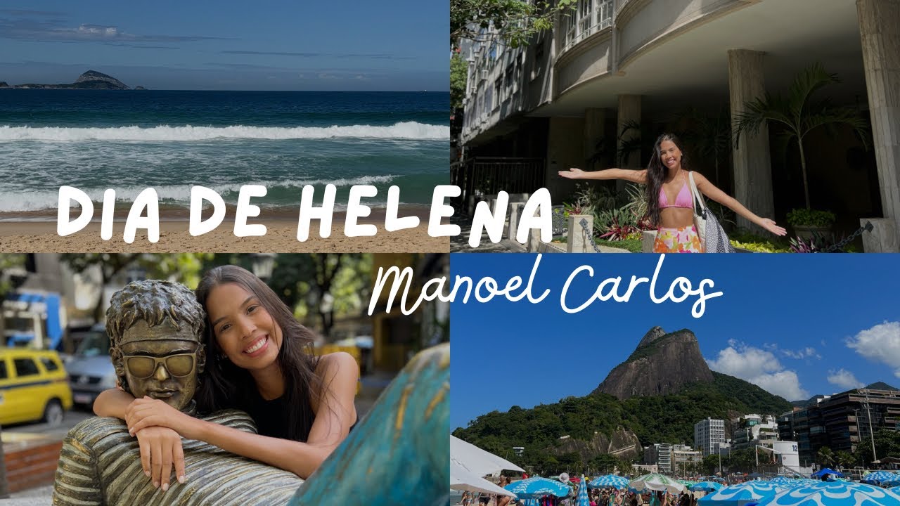 DIA DE PRAIA NO LEBLON + VISITEI O PRÉDIO DA NOVELA e CONHECI A ESTÁTUA DO CAZUZA