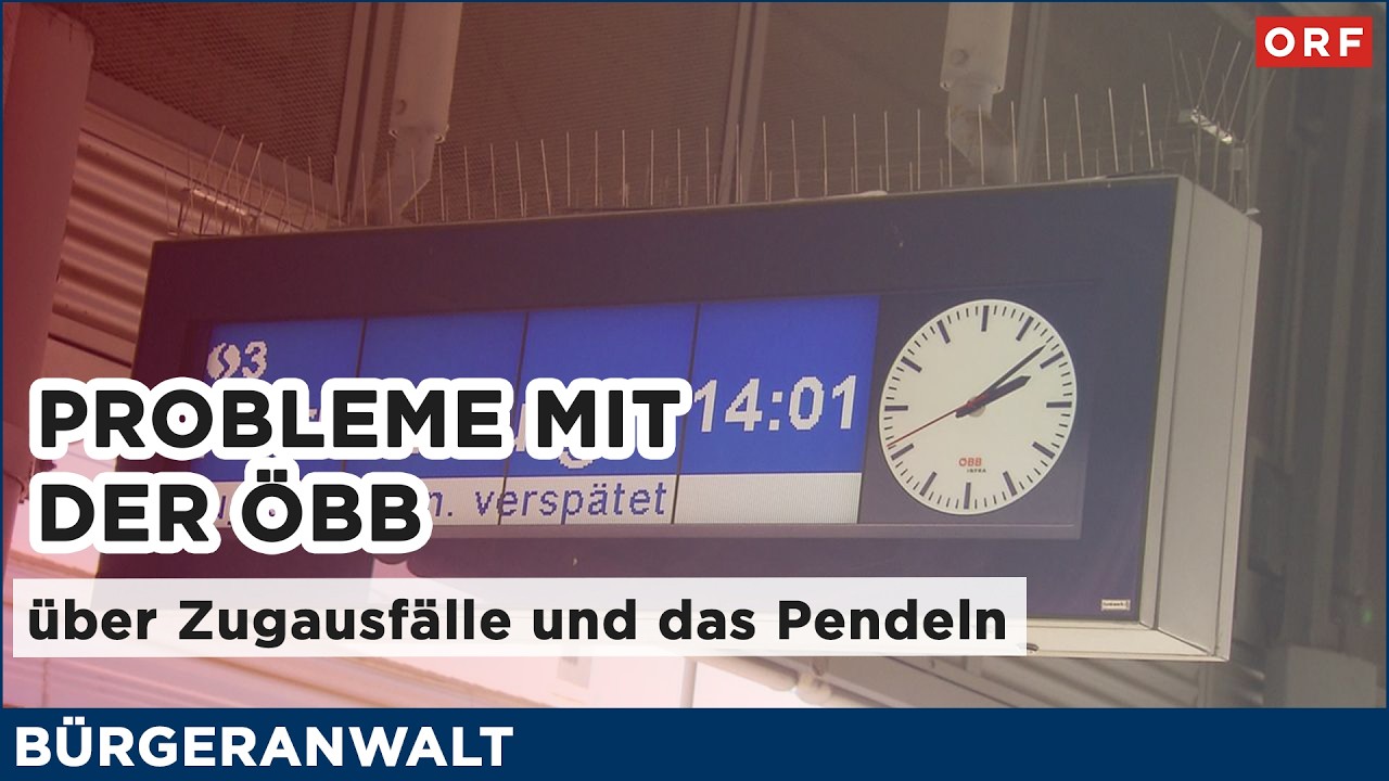 ÖBB-Beschwerden: Ausfälle, Verspätungen, Bauarbeiten | Bürgeranwalt 14.03.2026