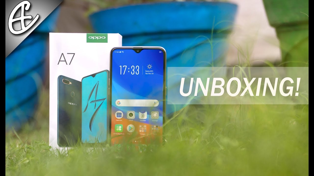 OPPO A7 ( Waterdrop, 4230 mAh, 16MP Selfie) - Unboxing & Hands On Review
