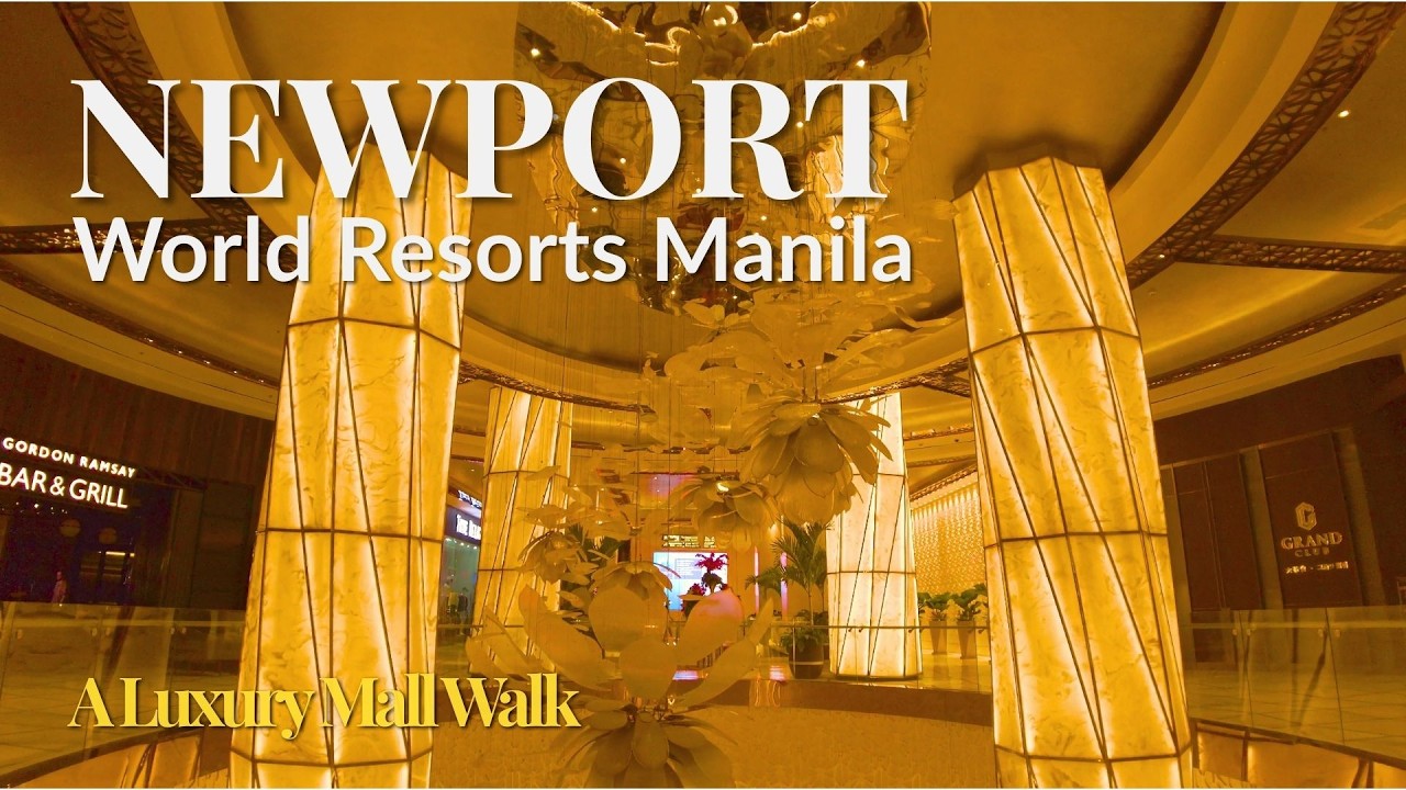 Newport World Resorts : A Luxury Resorts Walk | Inside Newport Mall and Newport City Street Scenes