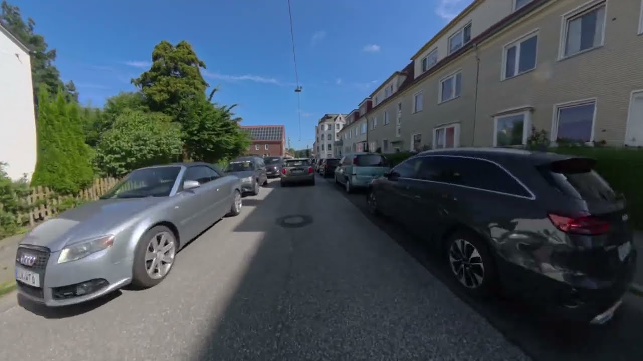 POV Biketour von der Kistnerstraße Querbeet zum Südstellenweg in Langen (Geestland) [8K]
