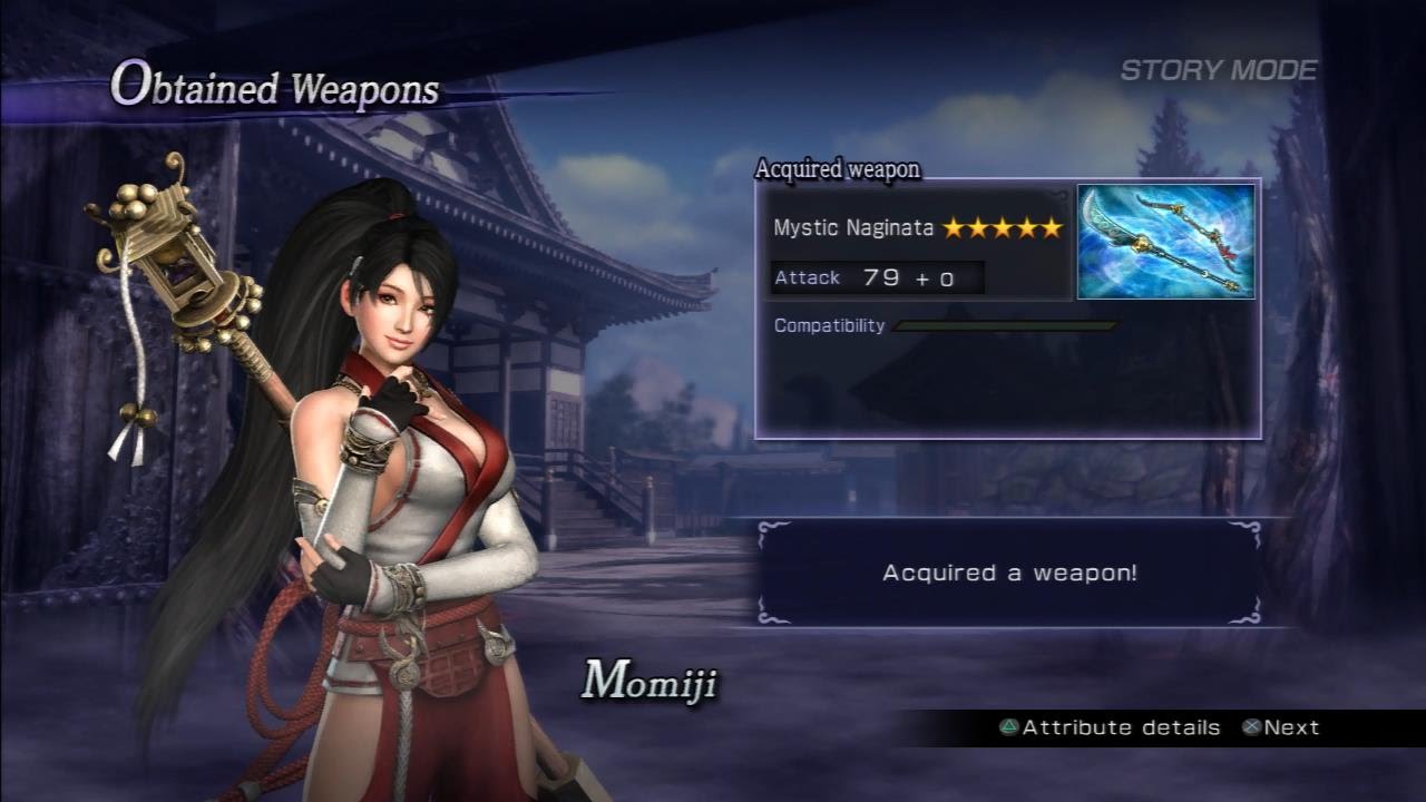 Warriors Orochi 3 Ultimate - Momiji Mystic Weapon Guide
